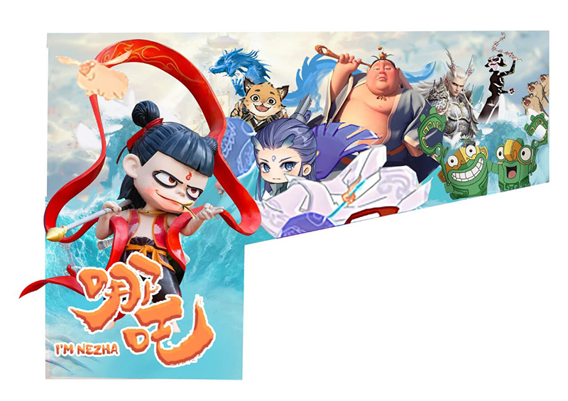 哪吒2海報(bào)墻繪素材匯總